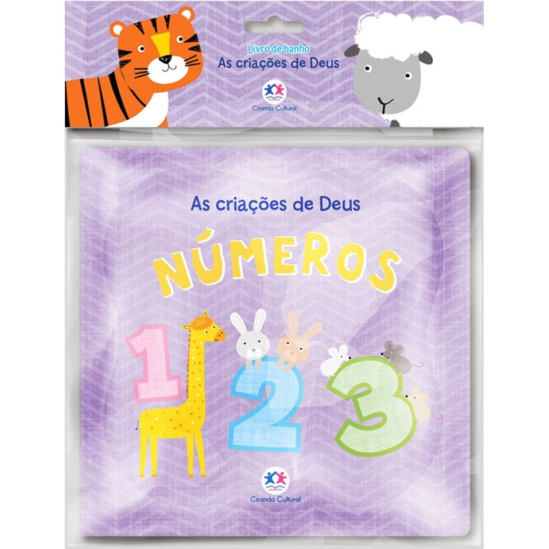 Livro de Banho: Numeros: as Criancas de Deus - Ciranda Cultural (Em Portugues)