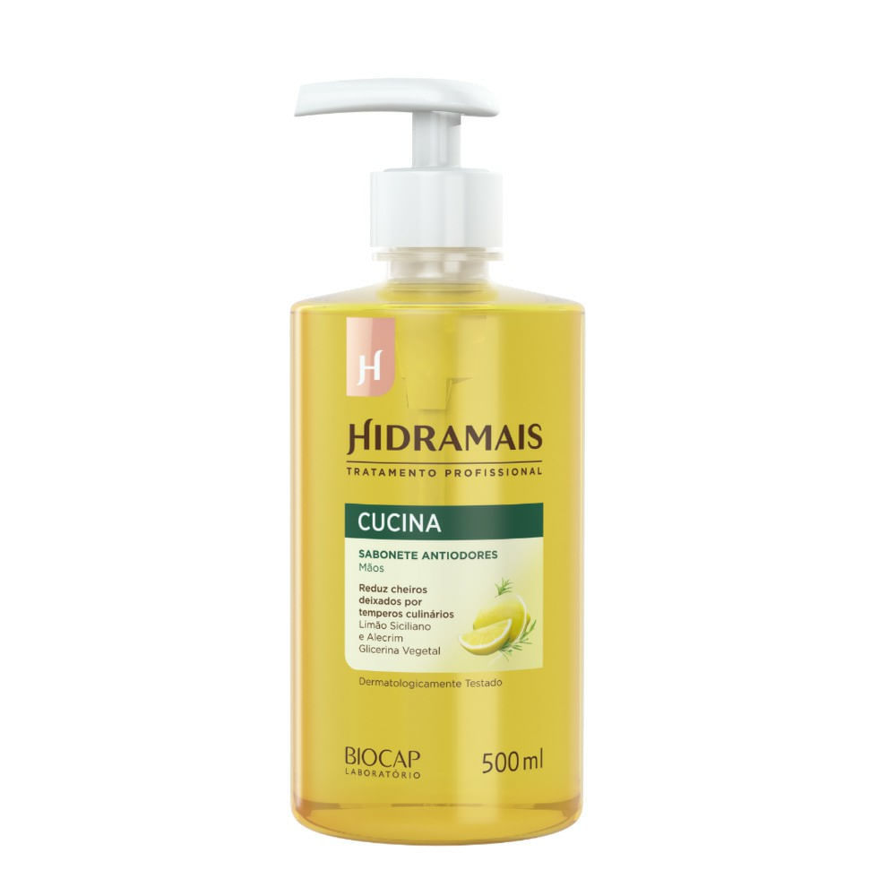 Hidramais - Cucina - Limao Siciliano e Alecrim - Sabonete Antiodores 500Ml
