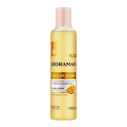 Hidramais - Ameixa Dourada Sabonete Oleo de Banho 190Ml (Bath Oil Soap 6.42FlOz)