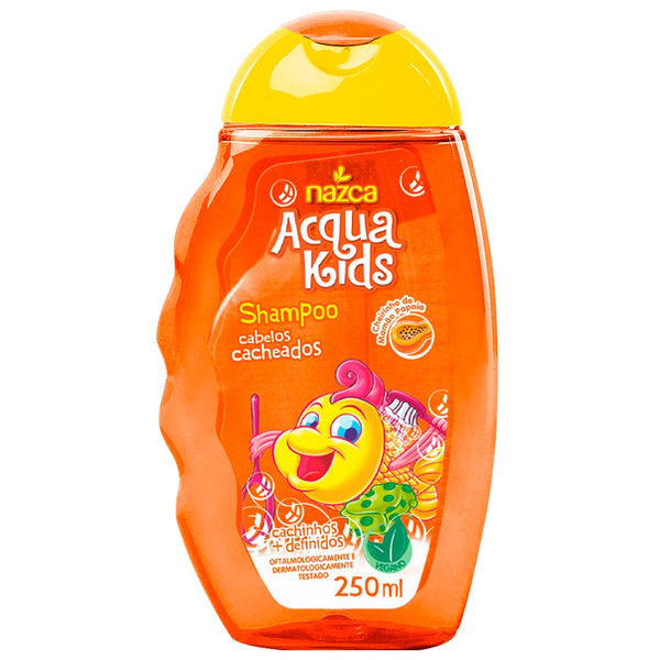 Nazca - Acqua Kids - Cabelos Cacheados - Shampoo 250 Ml (Shampoo 8.45 Fl Oz)