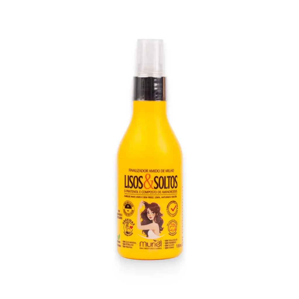Muriel - Lisos e Soltos - Finalizador Amido de Milho 100Gr (Finisher Net 3.53Oz)