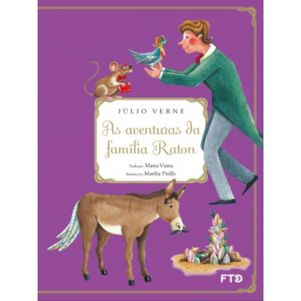 Livro: As Aventuras da Familia Raton - Julio Verne (Em Portugues do Brasil)