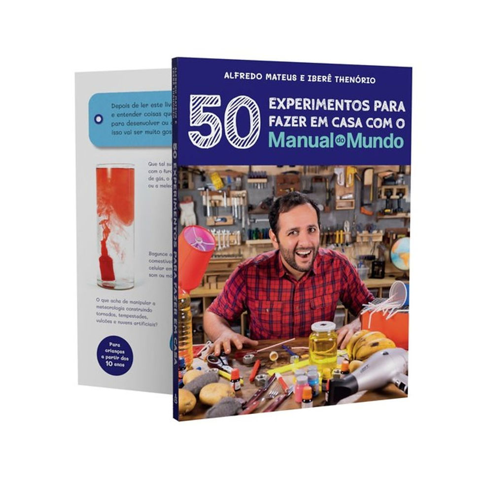 Thumbnail: Livro: Manual do Mundo - 50 Experimentos para Fazer em Casa - Alfredo L Mateus