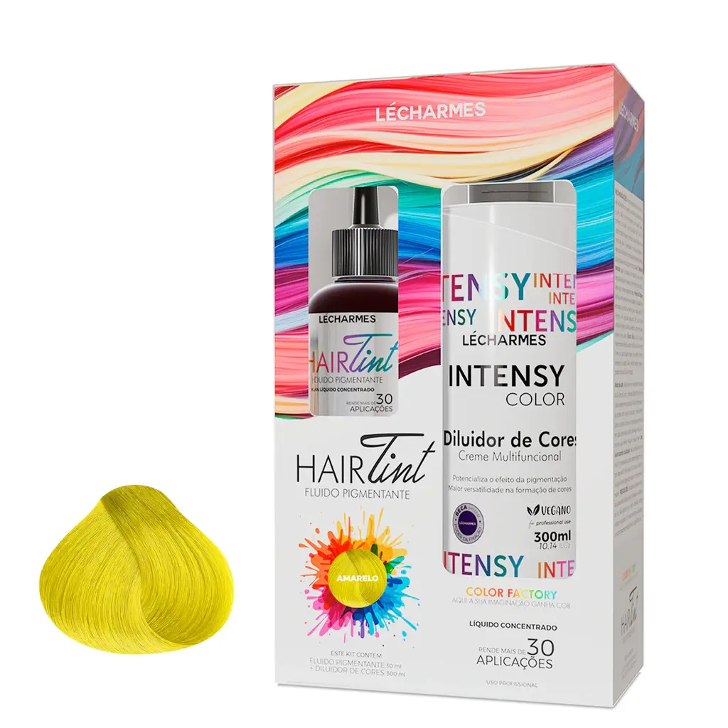 Le Charmes - Hair Tint Kit Fluido Pigmentante Amarelo (300 Ml + 30 Ml)