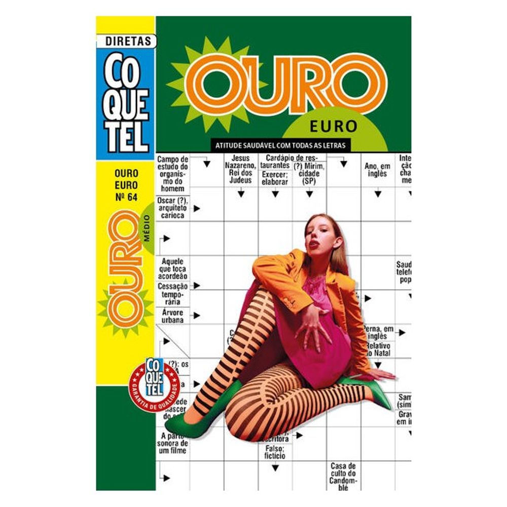 Livro Passatempo: Ouro Euro - Nivel Medio - 64 - Coquetel (Portugues do Brasil)