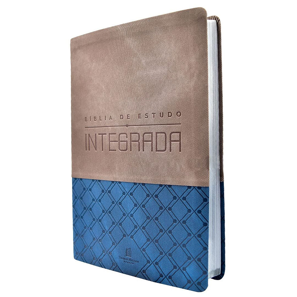 Thumbnail: Biblia de Estudo Integrada: NVI - Encardenacao: Couro Soft (Portugues do Brasil)