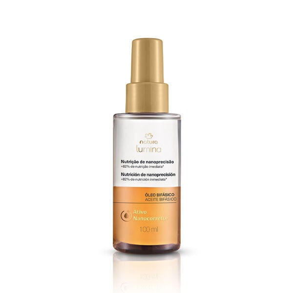 Natura - Lumina Nutricao de Nanoprecisao - Oleo Capilar Bifasico 100Ml