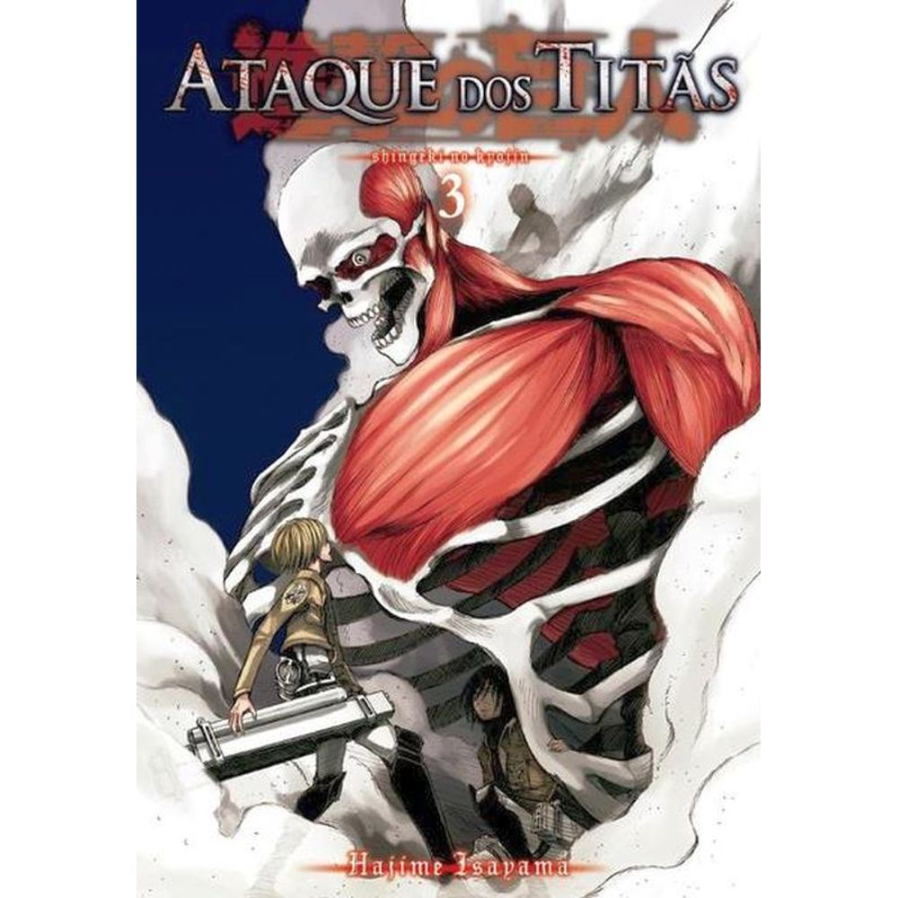 Livro em Quadrinhos: Ataque dos Titas Vol. 3 - Hajime Isayama (Em Portugues)