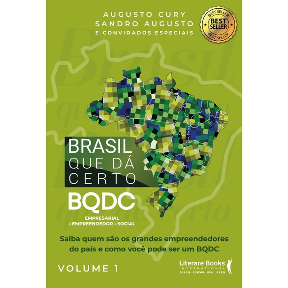 Livro: Brasil que da Certo 1 - Augusto Cury (Em Portugues do Brasil)