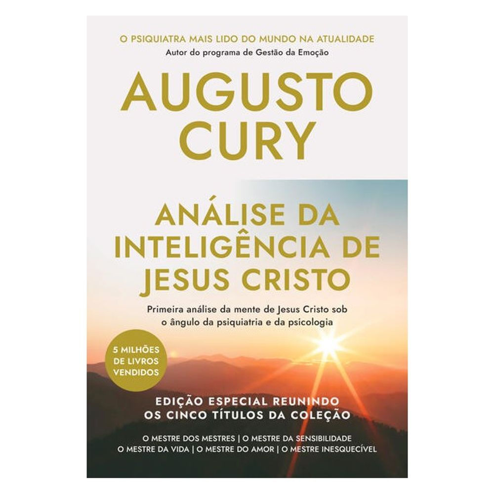 Livro: Analise da Inteligencia de Jesus Cristo - Augusto Cury (Em Portugues)