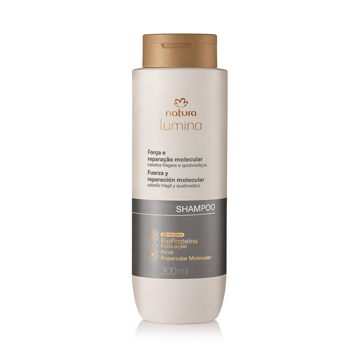 Natura - Lumina - Cabelos Frageis e Quebradicos - Shampoo Molecular 300Ml