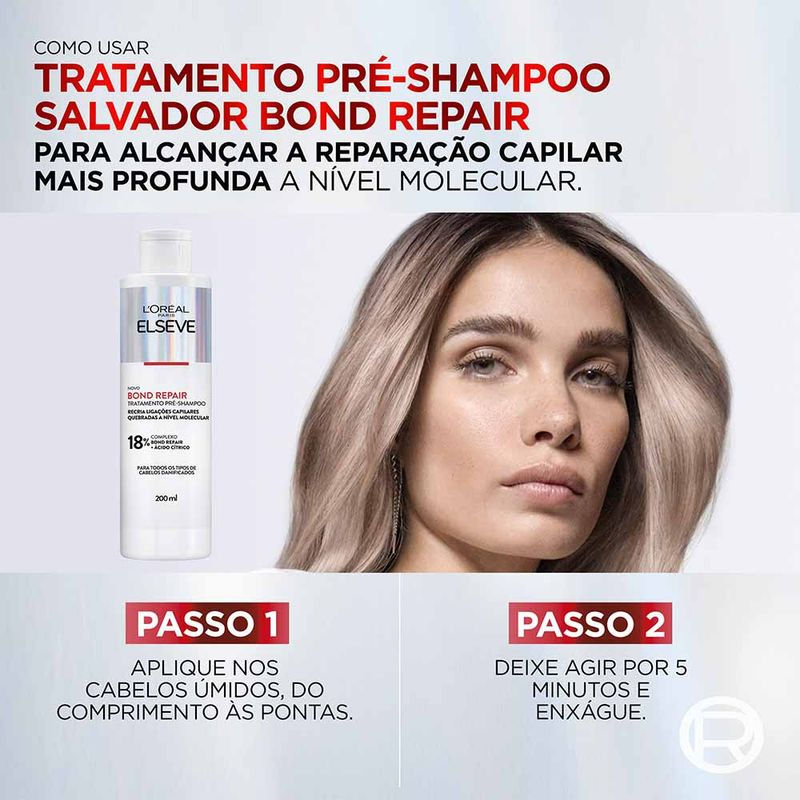 Thumbnail: Elseve - Bond Repair - Tratamento Pre Shampoo 200Ml - (Treatment 6.76FlOz)