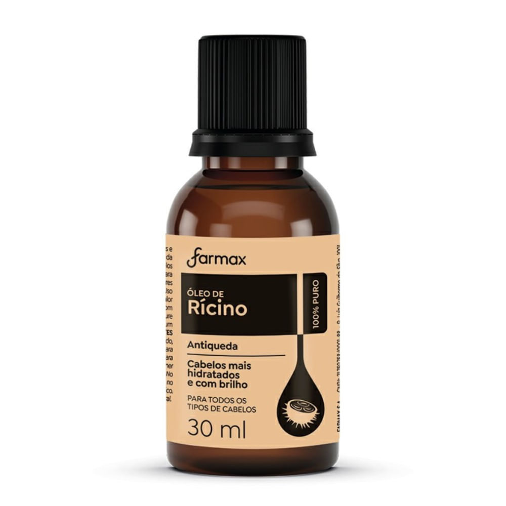 Farmax - Cabelos - Oleo de Ricino Antiqueda 30Ml (Castor Oil Hair Loss 1.01FlOz)