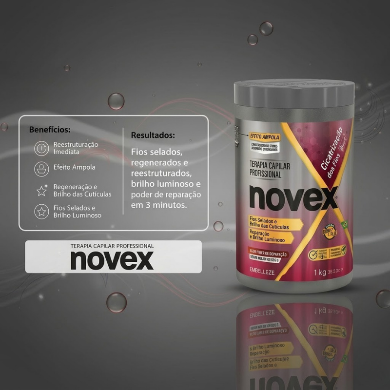 Thumbnail: Embelleze - Novex - Cicatrizacao dos Fios - Creme de Tratamento Restaurador 1Kg