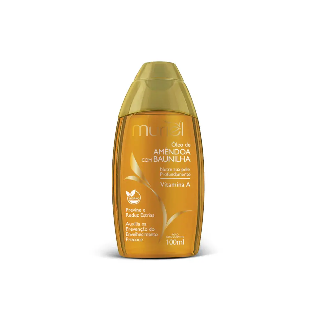 Muriel - Oleo Corporal - Amendoas com Baunilha 100Ml (Almonds & Vanilla 3.4FlOz)