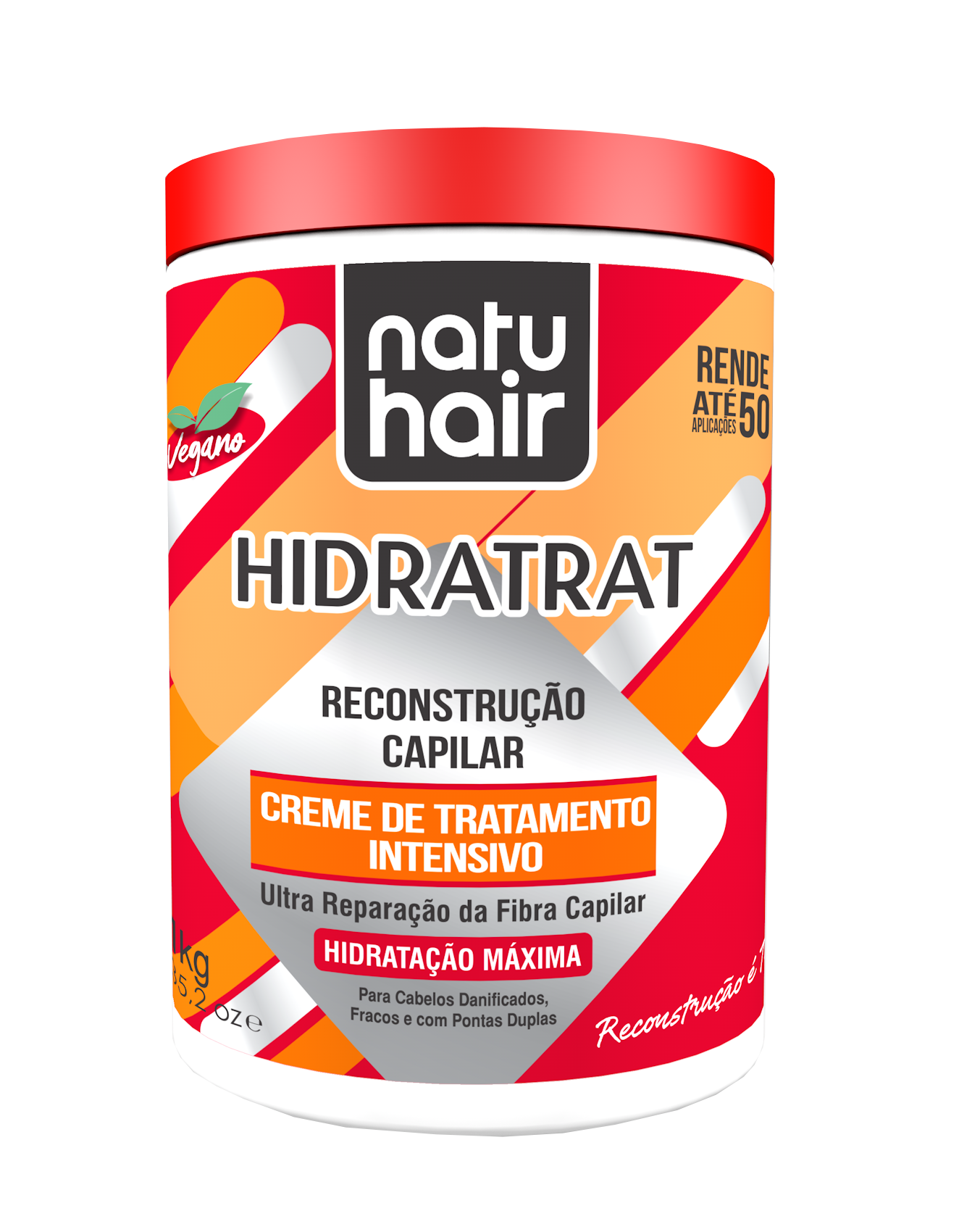 NatuHair - Hidratrat - Creme de Tratamento Intensivo Reconstrucao Capilar 1Kg