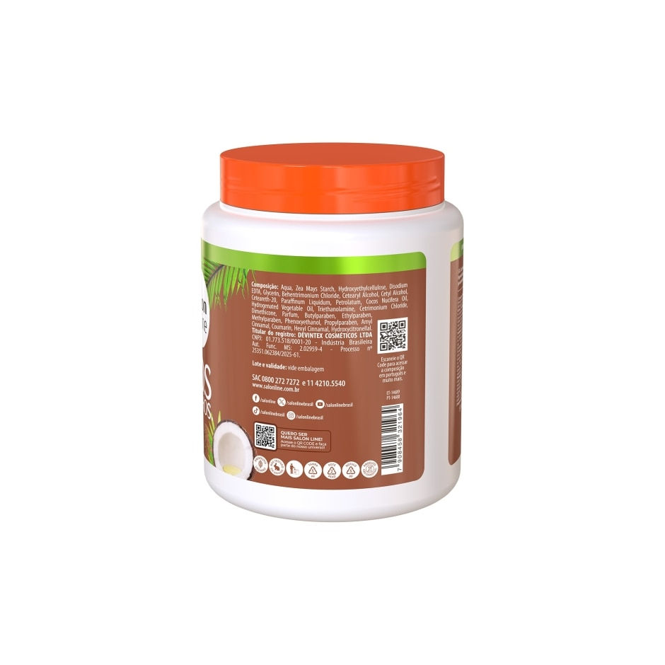 Thumbnail: Salon Line - SOS Cachos - Oleo de Coco - Creme Pentear 5 em 1 Multifuncional 1Kg