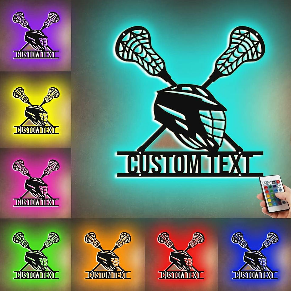 lacrosse wall light art
