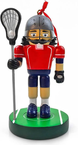 lacrosse nutcracker ornament