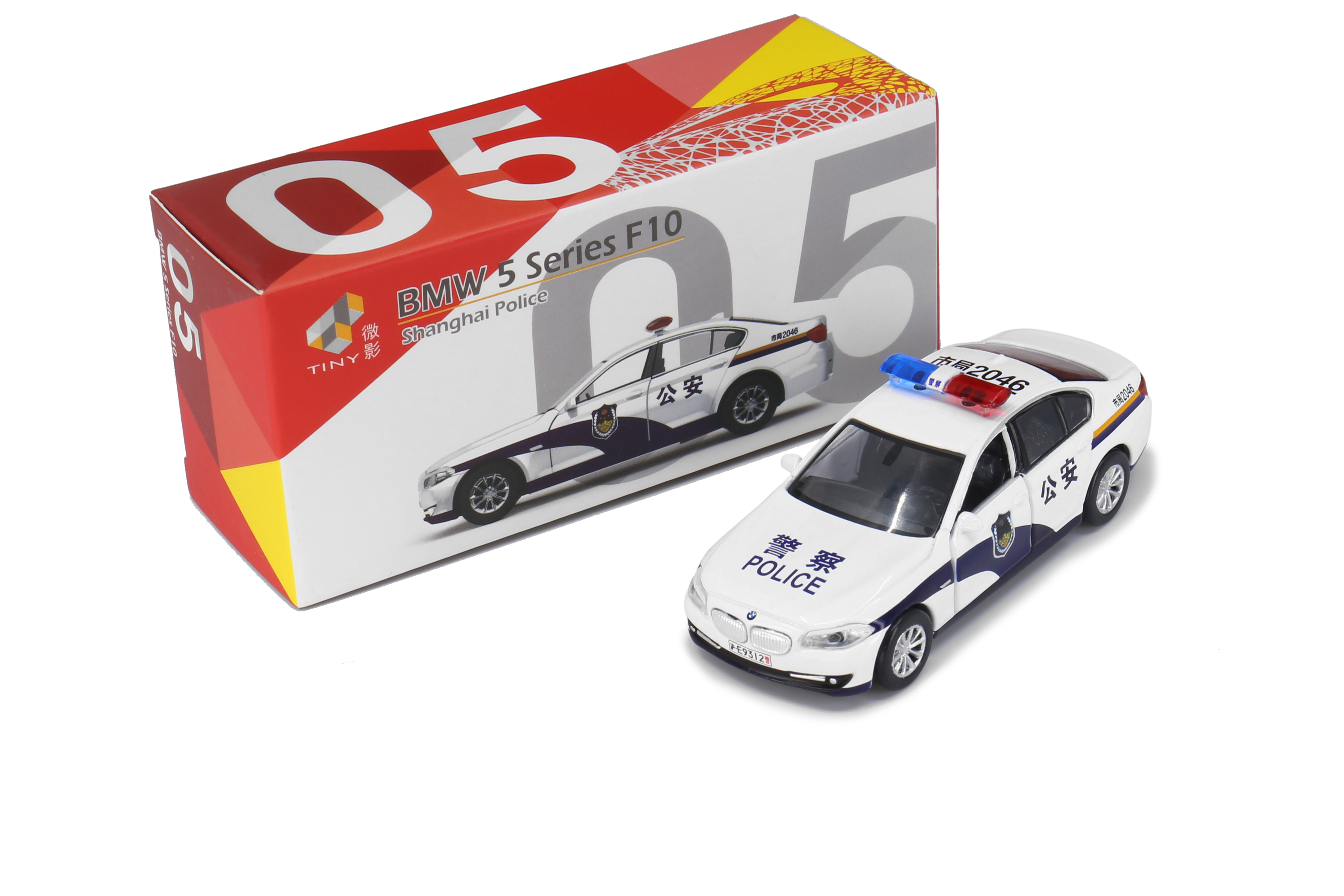 Tiny City CN05 BMW 5シリーズ F10 中国公安車両 左ハンドル