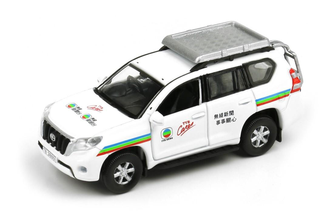 Tiny City No.121 トヨタ プラド 香港テレビ局 TVB 報道車両