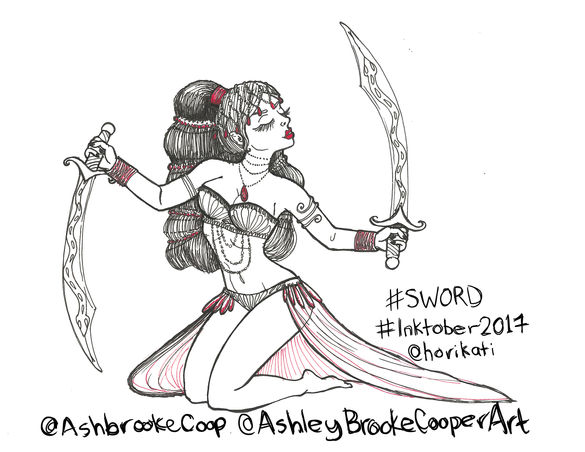 INKTOBER2017 10/6 #SWORD