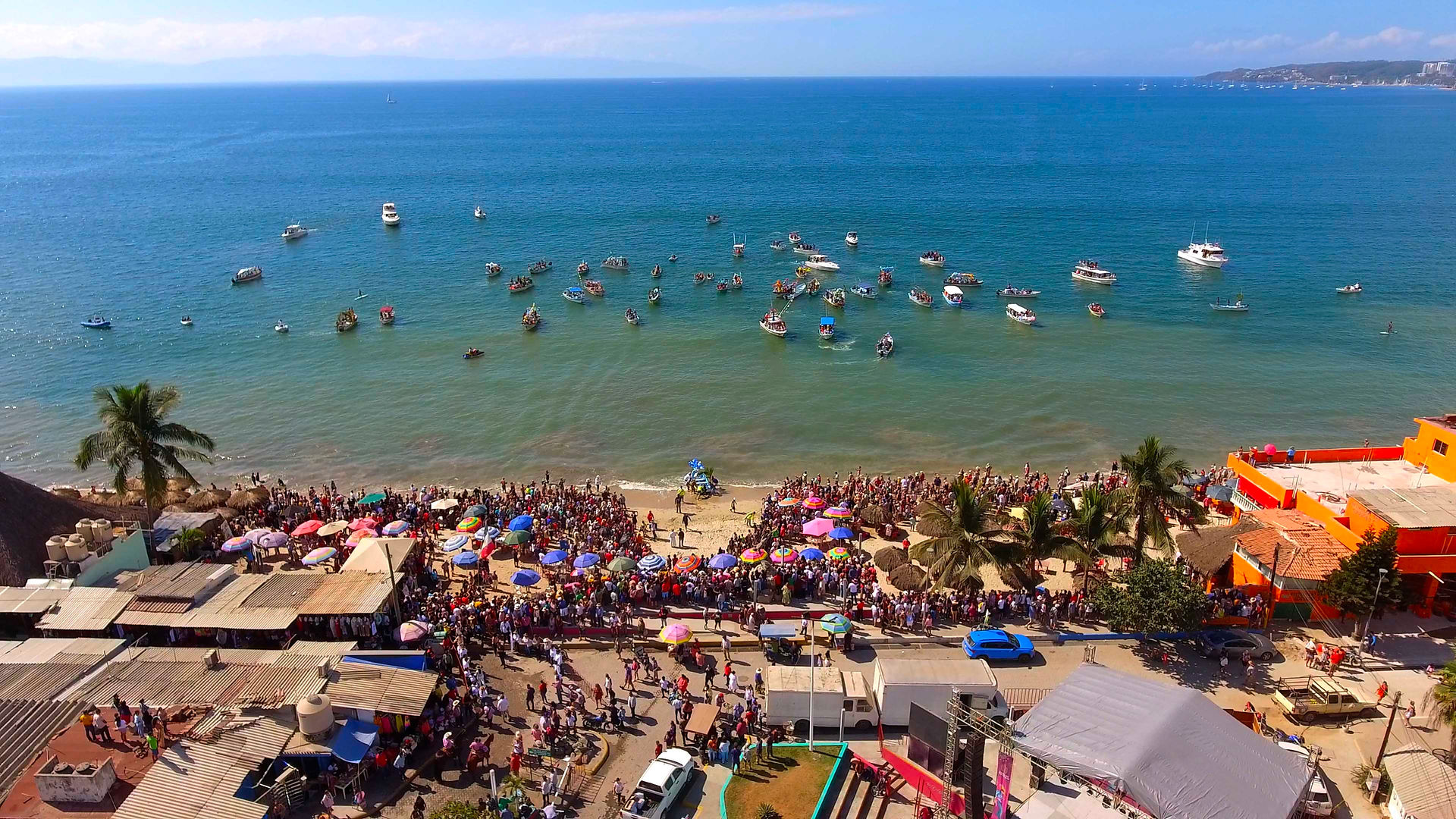 Bucerias Beach Blessing of the boats