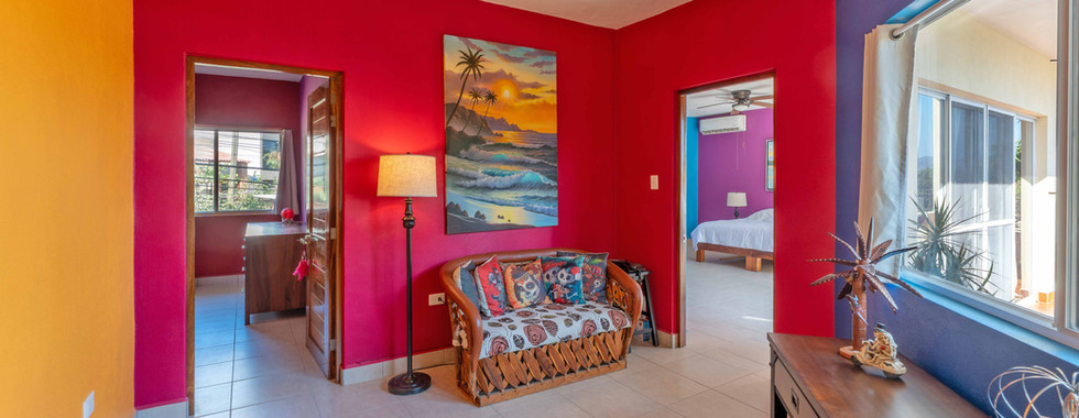 Landing area on the second level of Casa Pulpo