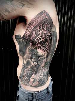 Dark Style Black and Grey Realism