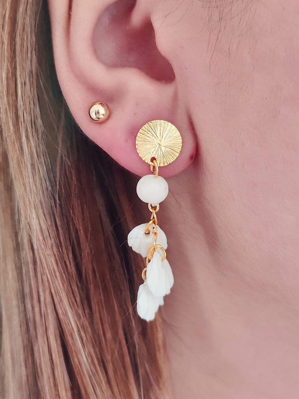 Miniature : Boucles d'oreilles mariage Rosa