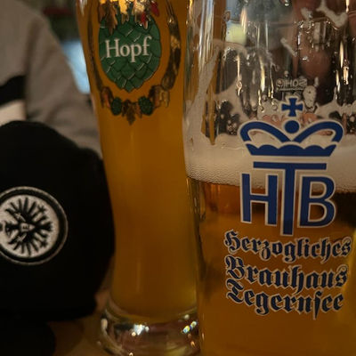 Bier nach der Probe