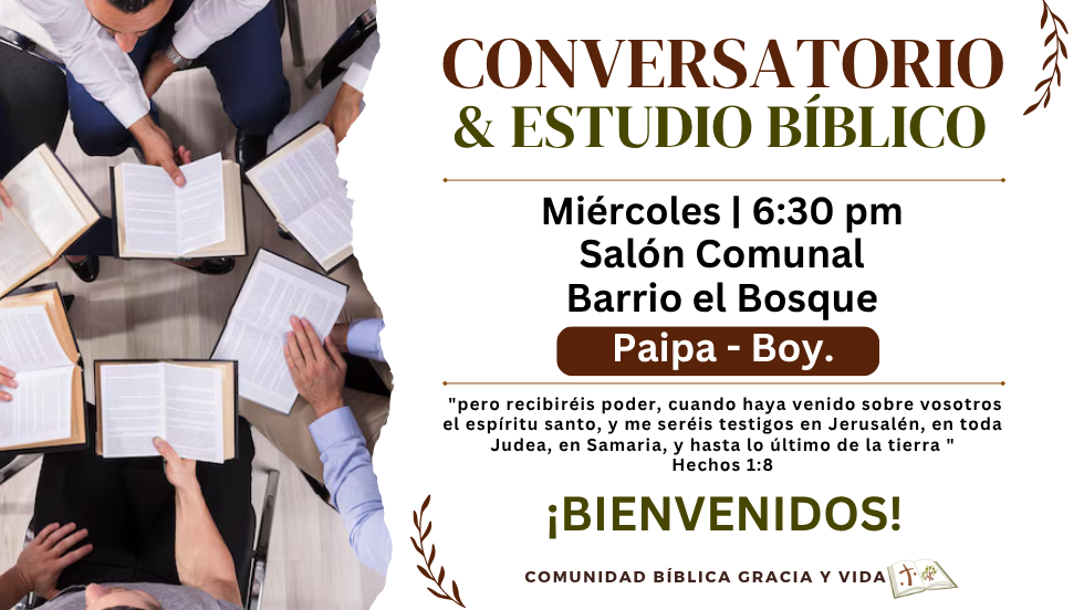 Conversatorio y Estudio Bíblico