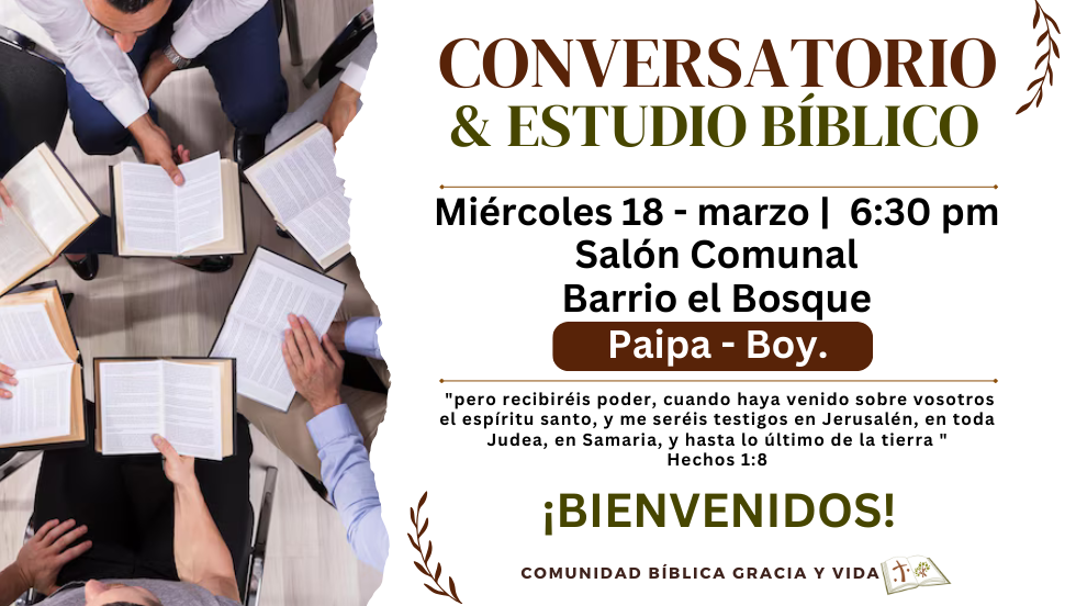 Conversatorio y Estudio Bíblico