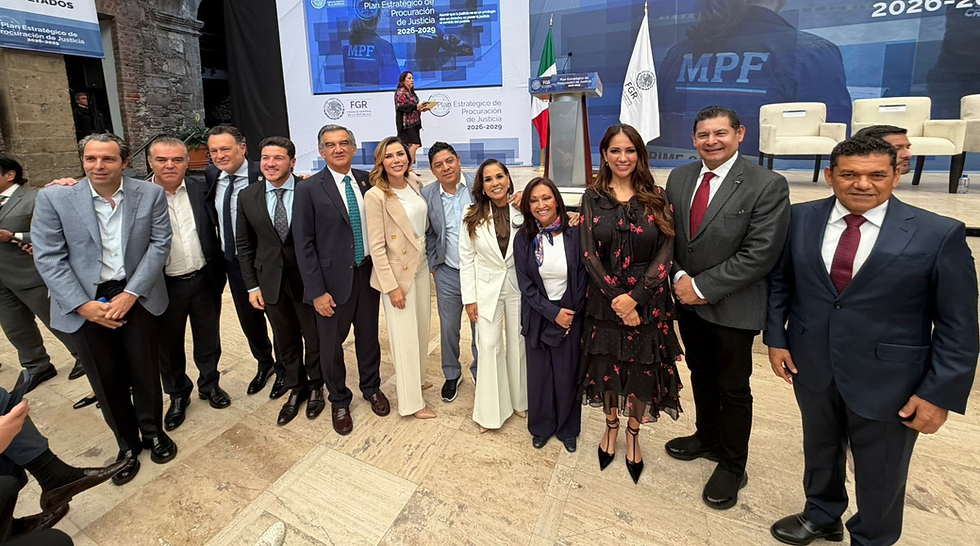 Asiste Javier May a presentación del Plan Estratégico de Procuración de Justicia 2026-2029