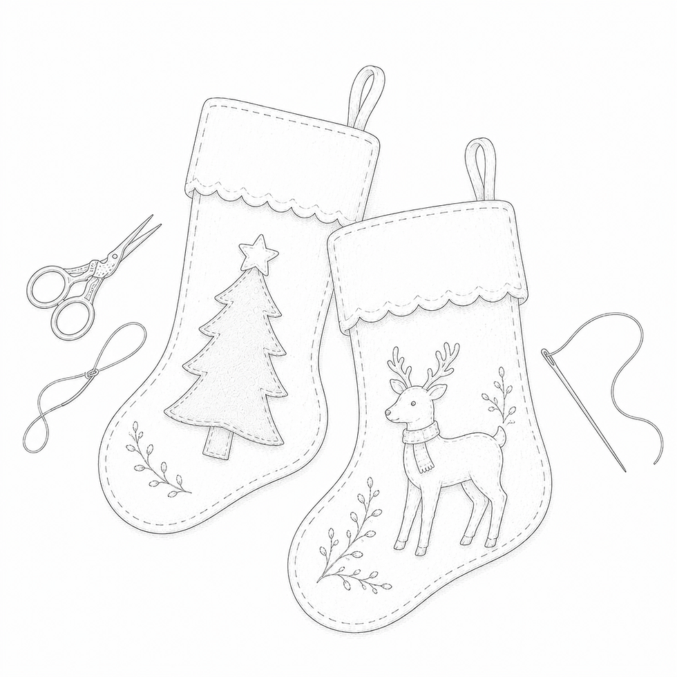 Generations Restored Memory Stocking with Story Custom Heirloom
