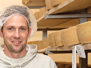 Artisan cheesemaker Shep Ysselstein walks the Swiss-inspired cheese walk