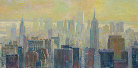 New York panoramic paintings