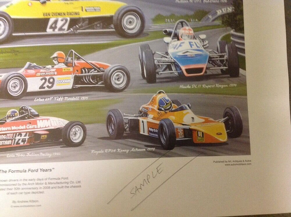 Miniature : Historic -Famous Arch Motors Formula Ford racing cars