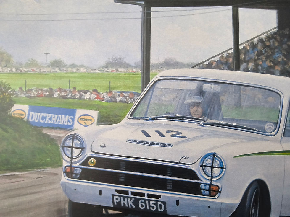 Thumbnail: Jim Clark, Lotus Cortina -Snetterton