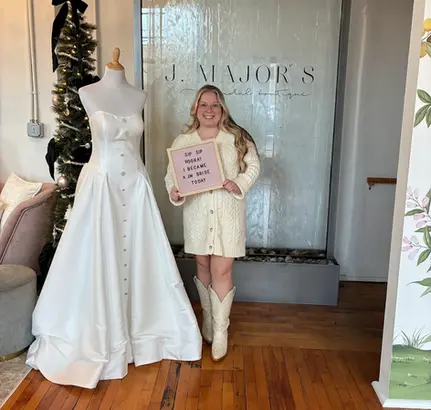 Emily found her Bridal Gown in Charlotte NC