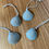 Thumbnail: Sandstone Aqua Medium Shell Christmas Ornaments Small