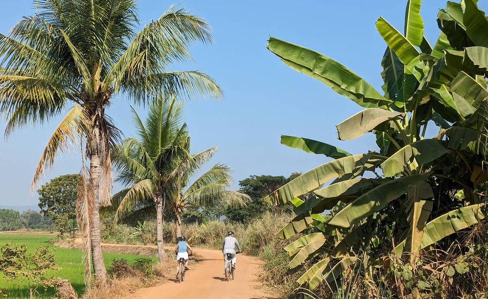 Voyageurs conscients privilégiant le vélo