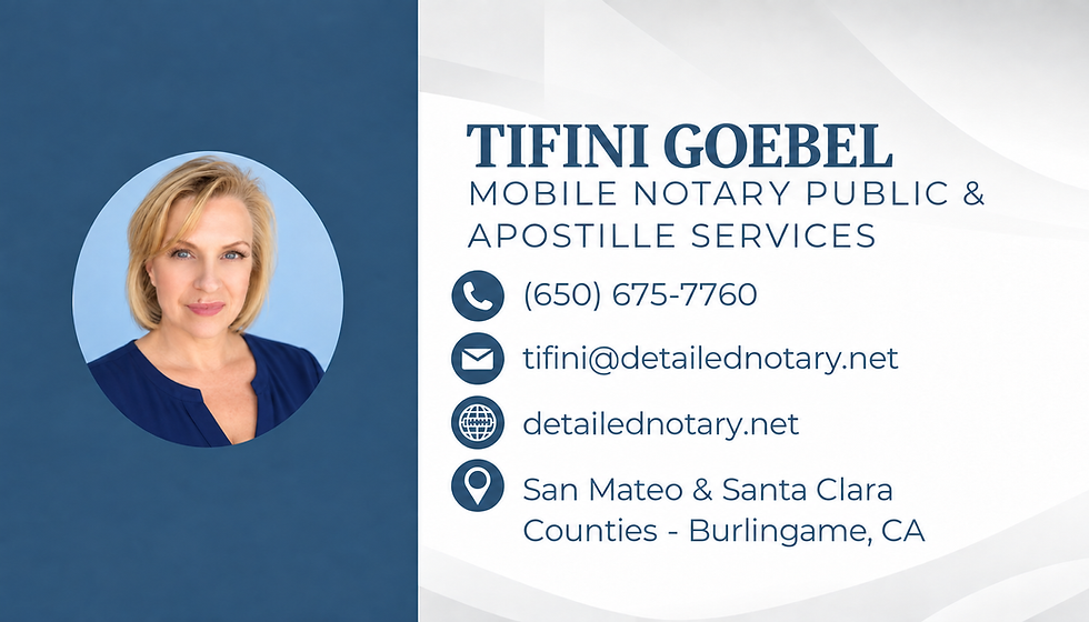 California notary public