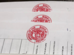 completed california apostilles documents