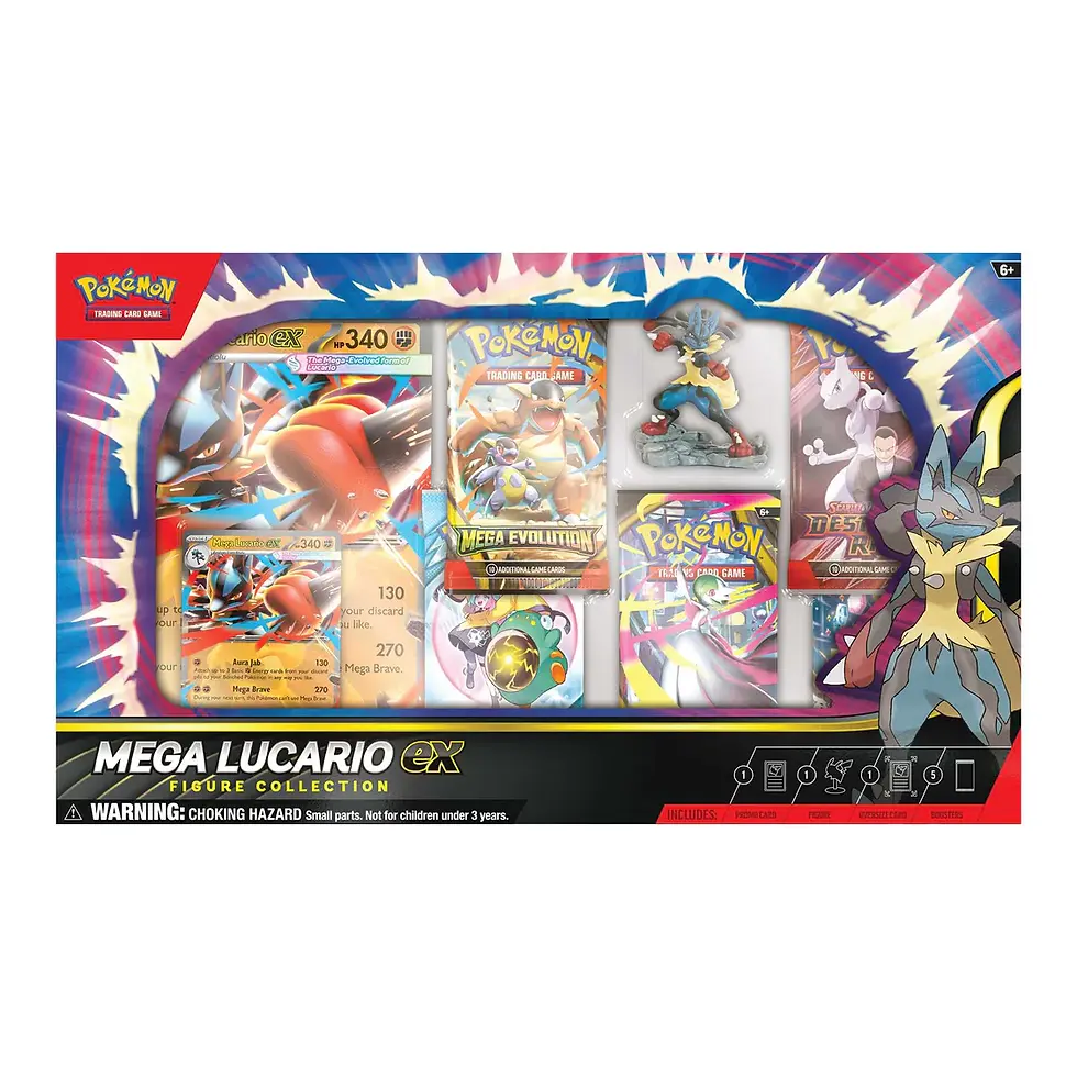 Thumbnail: Pokémon TCG: Mega Lucario ex Figure Collection