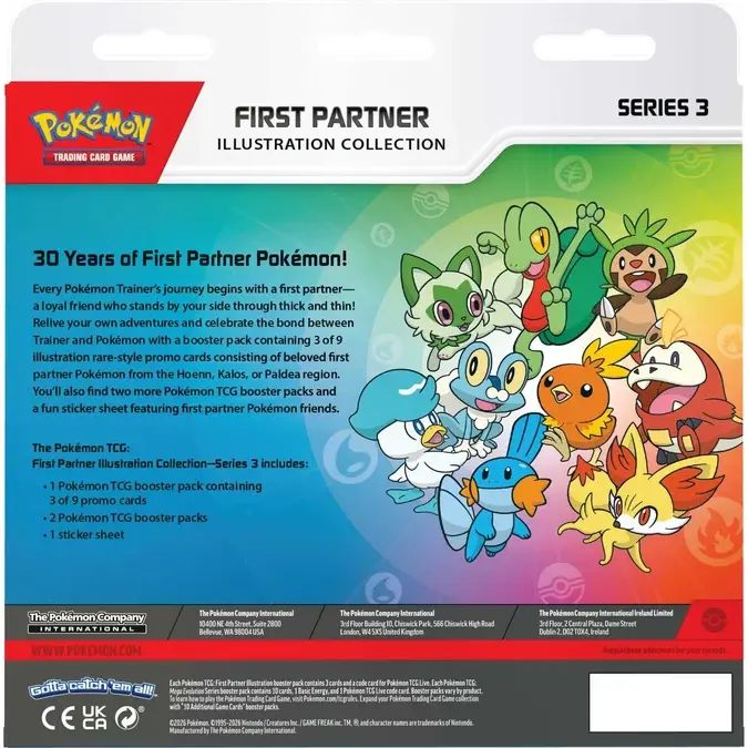 Thumbnail: Pokémon TCG: First Partner Illustration Collection - Series 3 