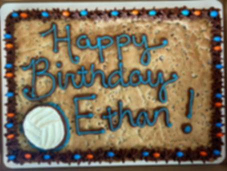1/2 Sheet Cookie Cake