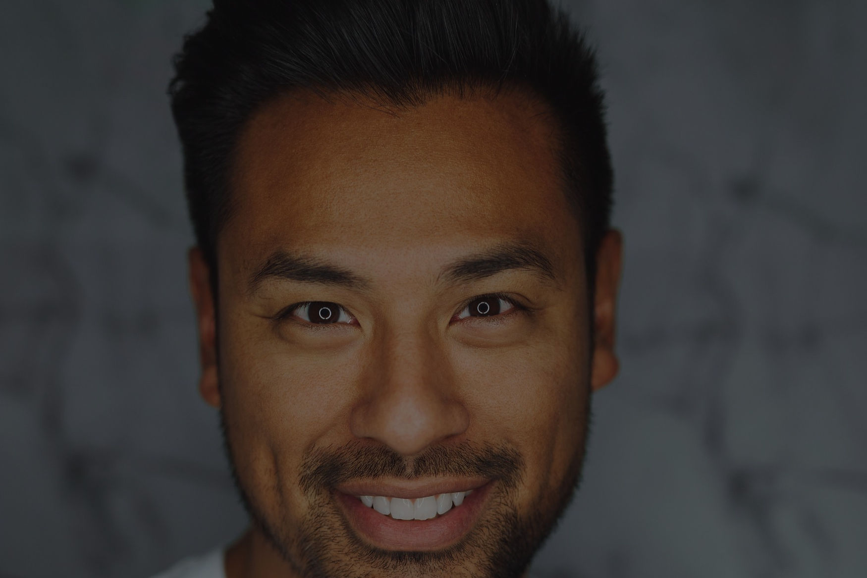 man smiling