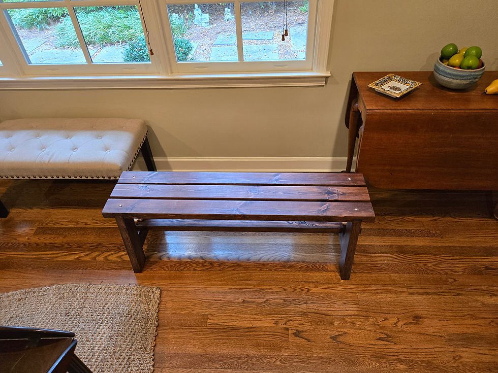 Thumbnail: Tailgate/Camping Collapsing Wood Bench