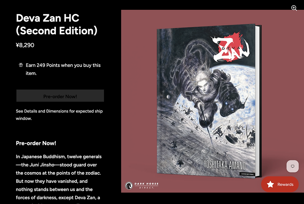 Deva Zan Returns in a New Edition from Dark Horse Comics